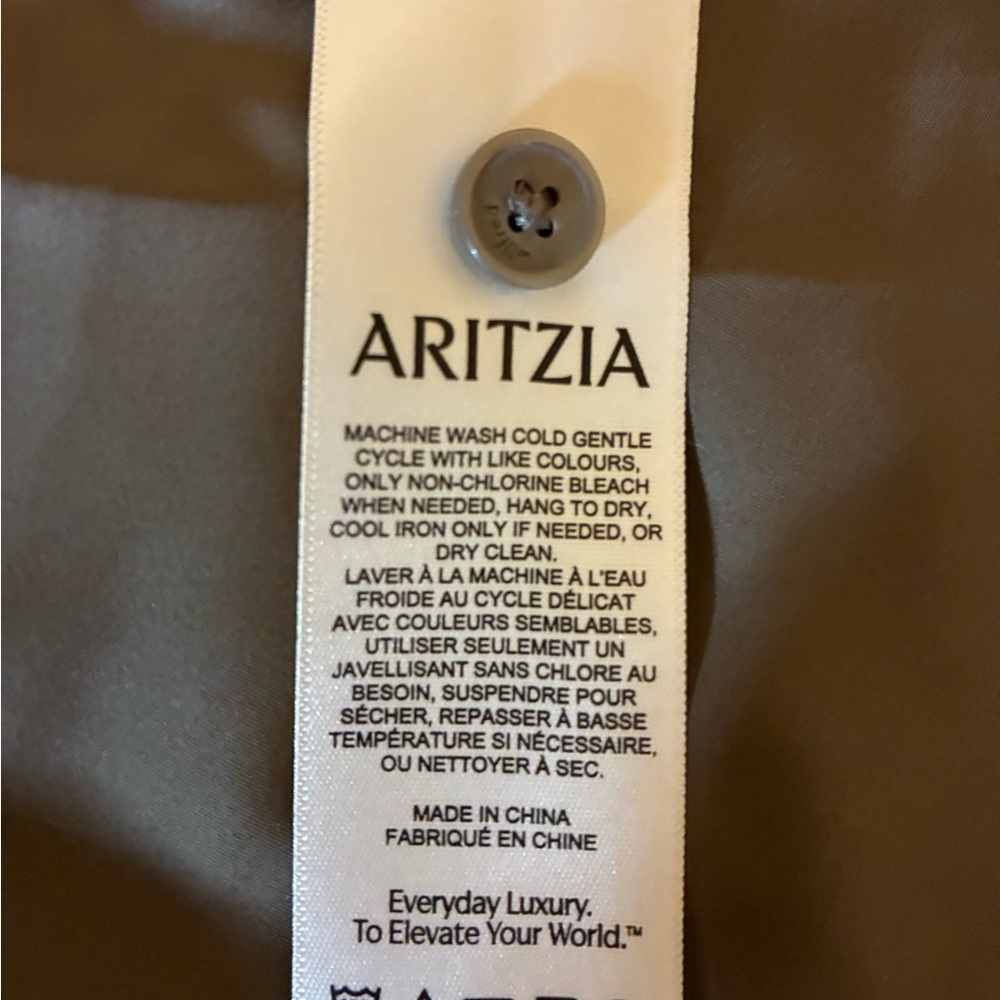 Aritzia Wilfred Button Down  Long Sleeve Dress - Picture 7 of 7